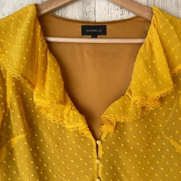 *Not for Sale* Majorelle Fleur Blouse in Sunshine Yellow Small - Picture 4 of 8